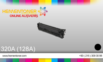 hementoner Hp Ce320A (128A) Siyah Muadil Toner. Cm1415Fn/Cm1525