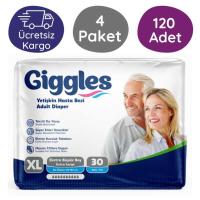 Giggles Yetişkin Bel Bağlamalı Large (XL) Hasta Bezi - 120 Adet