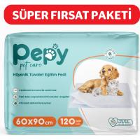 Pepy 60X90 Hijyenik Tuvalet Eğitim Pedi 30'lu 4 PAKET 120 ADET