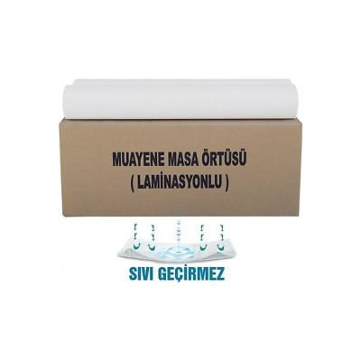 Lamineli Muayene Masa Sedye Örtüsü 50 Mt x 20 Rulo Sıvı Geçirmez Özellikte